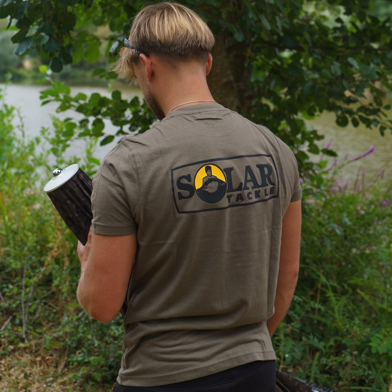 Solar Tackle Casuals Olive T-Shirt